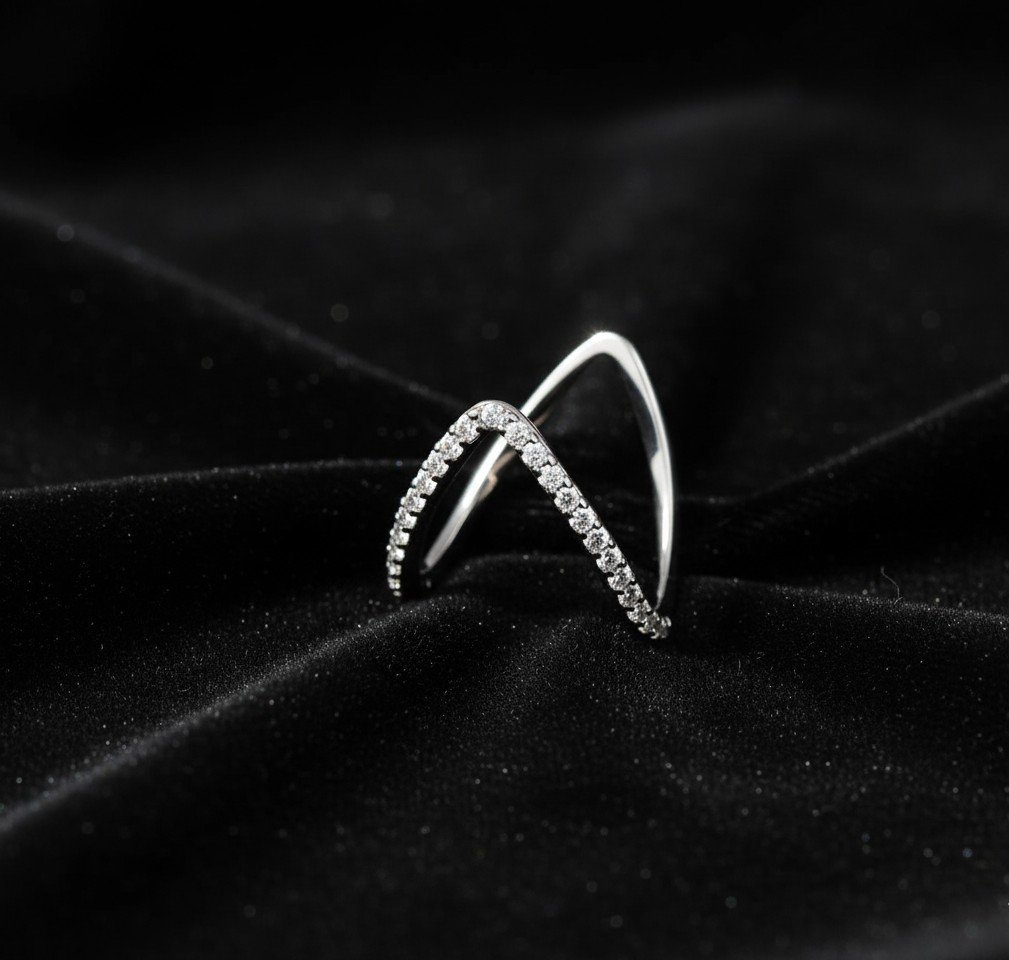 Geometric Open Crossover Statement Ring ​