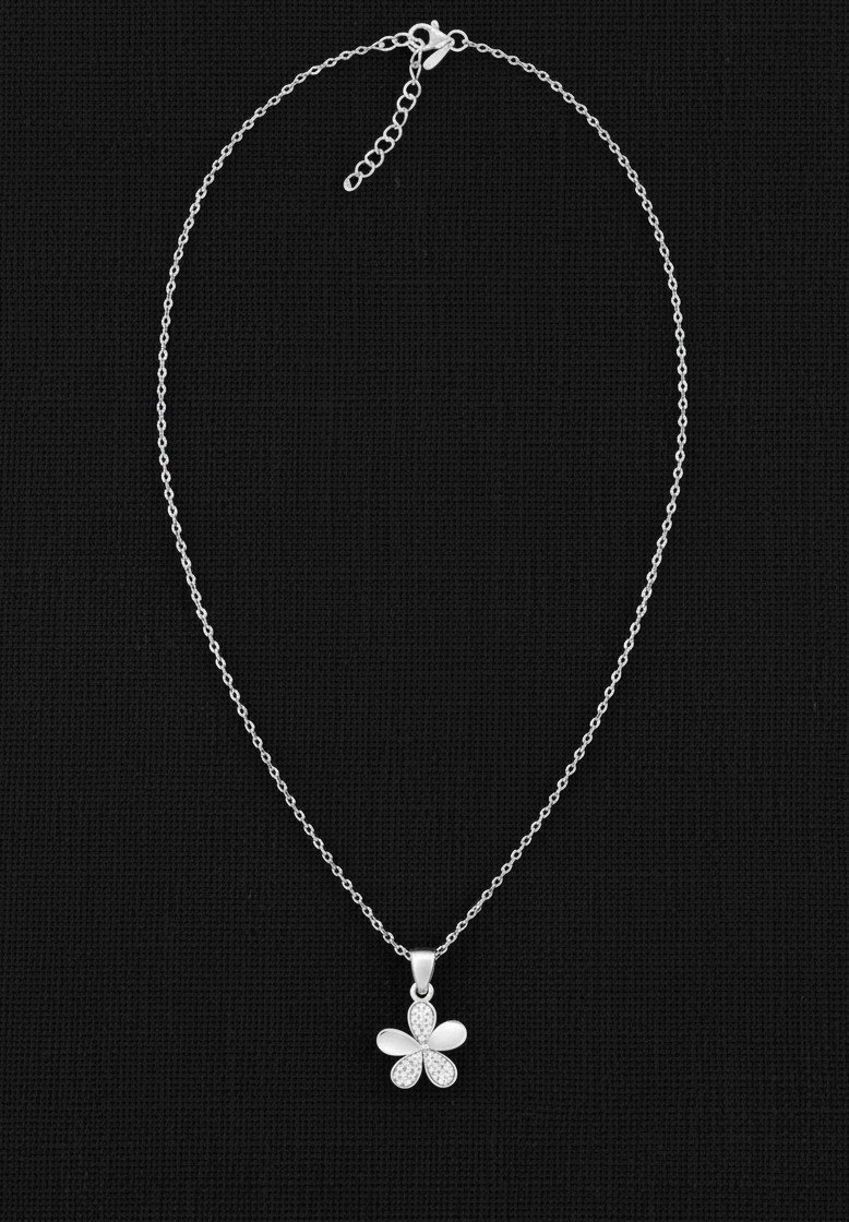 Daisy Charm Necklace | Sparkling CZ Flower Pendant