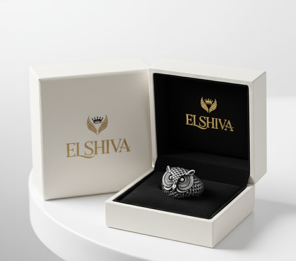 🦉 The Sovereign Owl Ring: Rule the Night 🌙