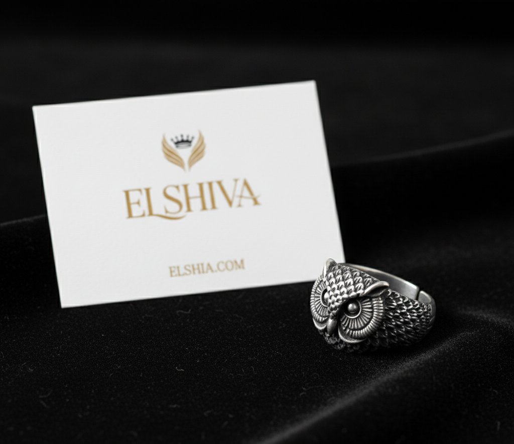🦉 The Sovereign Owl Ring: Rule the Night 🌙