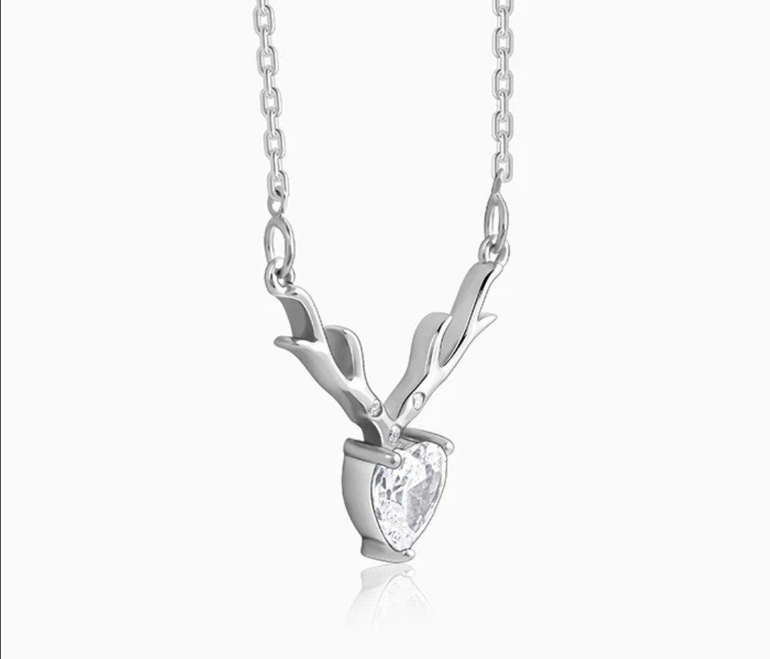 🦌 ​"My Deer Love" Antler Pendant Necklace 🦌