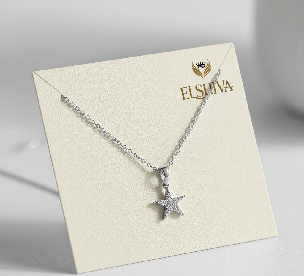Dazzling Pave Star Pendant Necklace