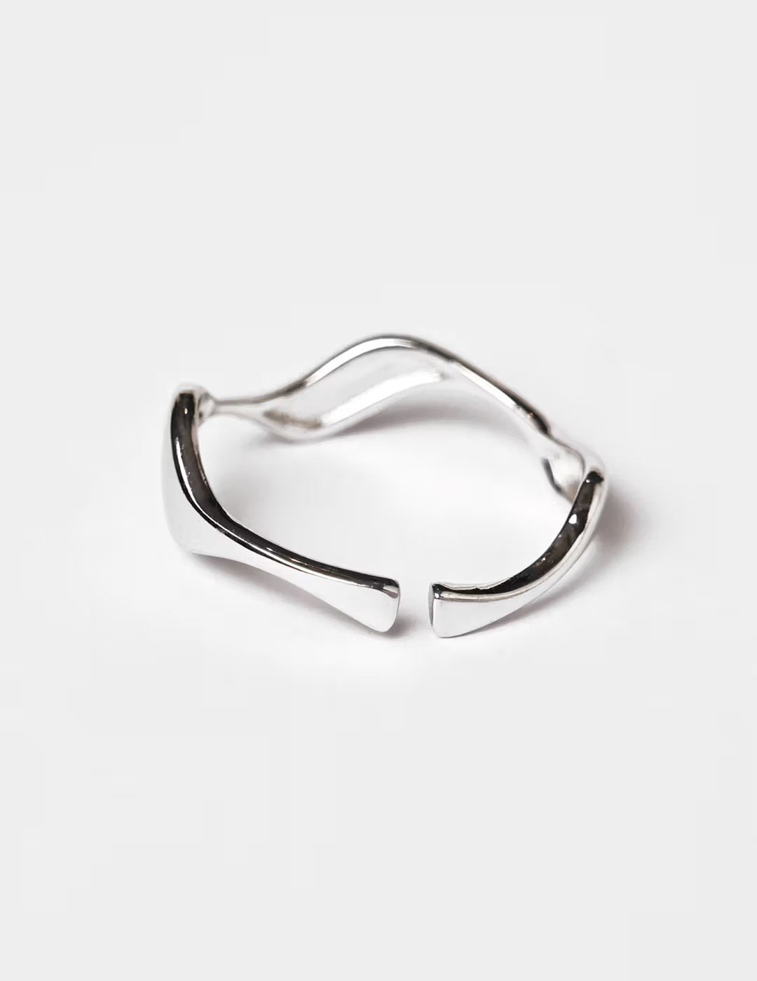 Ocean Flow Sterling Silver Ring 