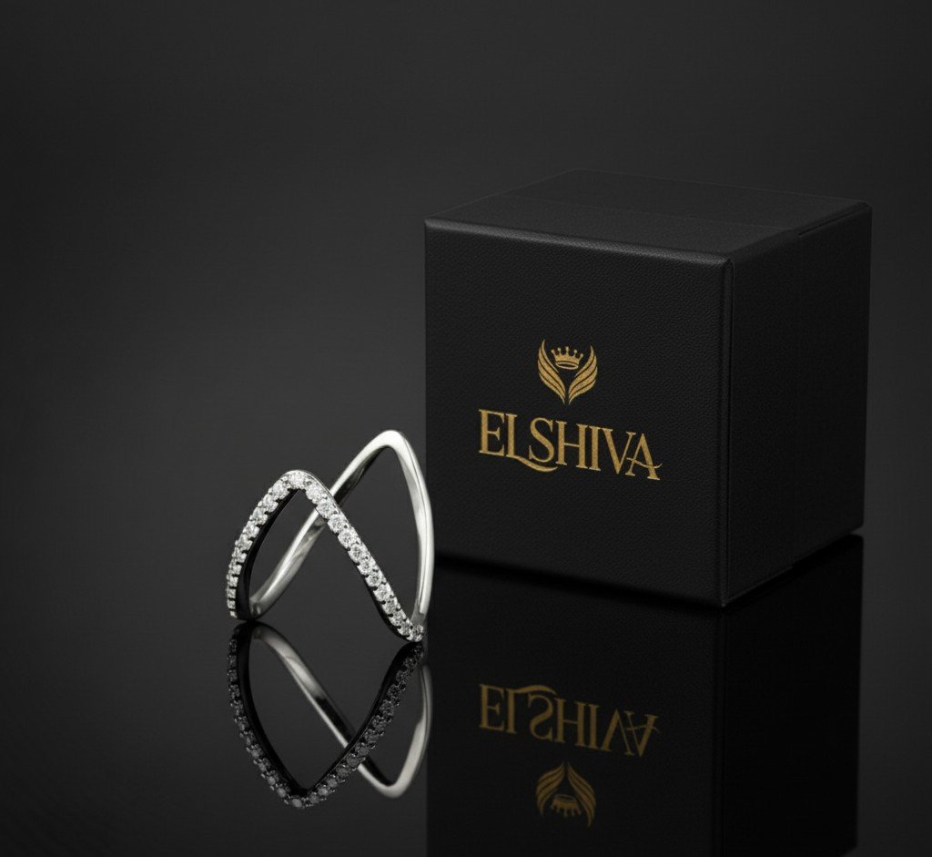 Geometric Open Crossover Statement Ring ​