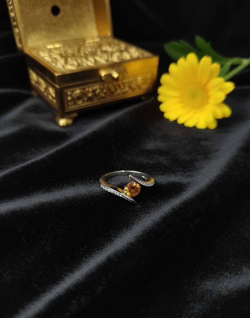  Citrine Ring: 925 Sterling Silver | AAA Grade Gemstone | With Certificate