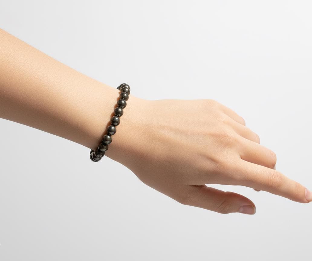 Pyrite Money Magnet Bracelet – Natural Stone of Wealth, Prosperity & Success