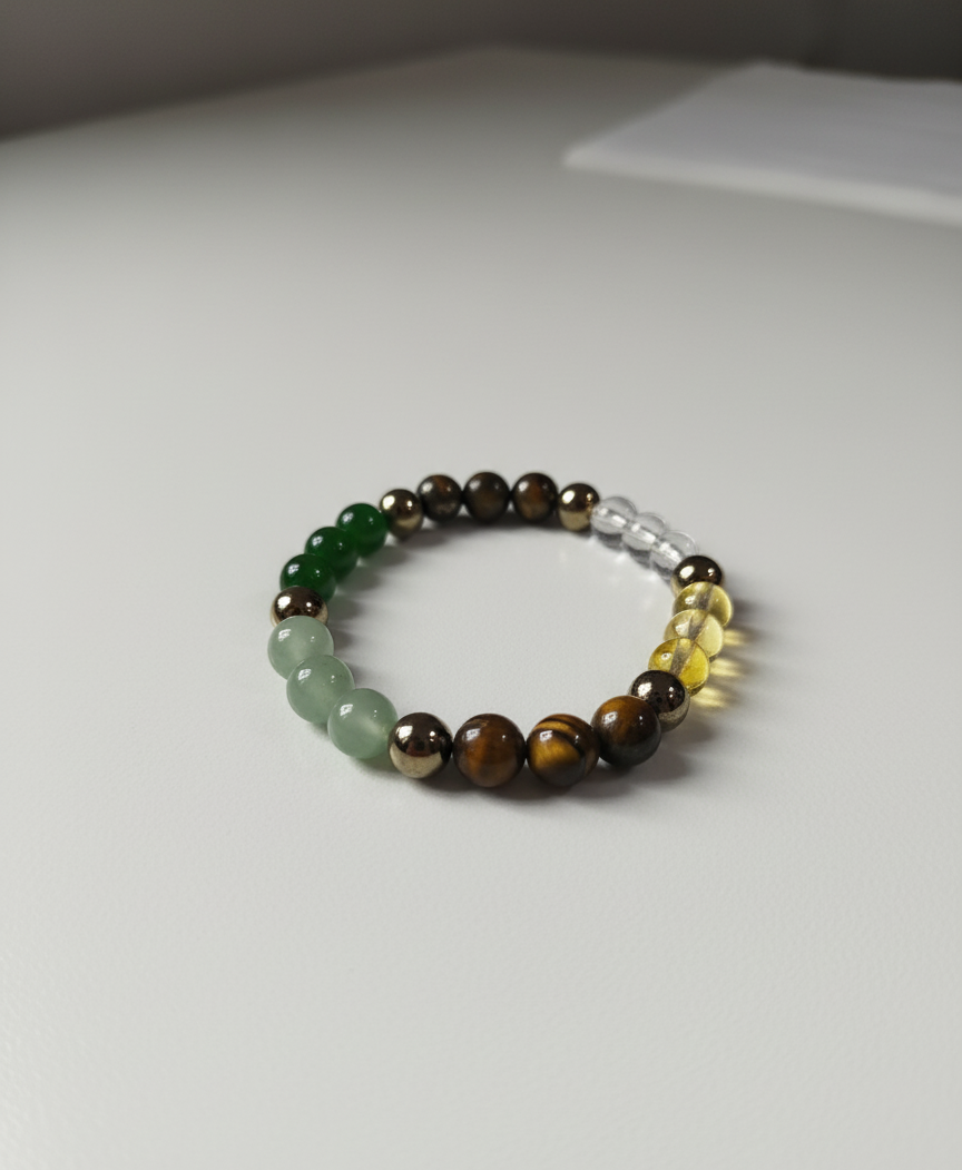 Money Shower Bracelet –Wealth Manifestation - Wealth Attraction Crystals for Abundance,Financial Success,Financial Blessings,Wealth & Luck.